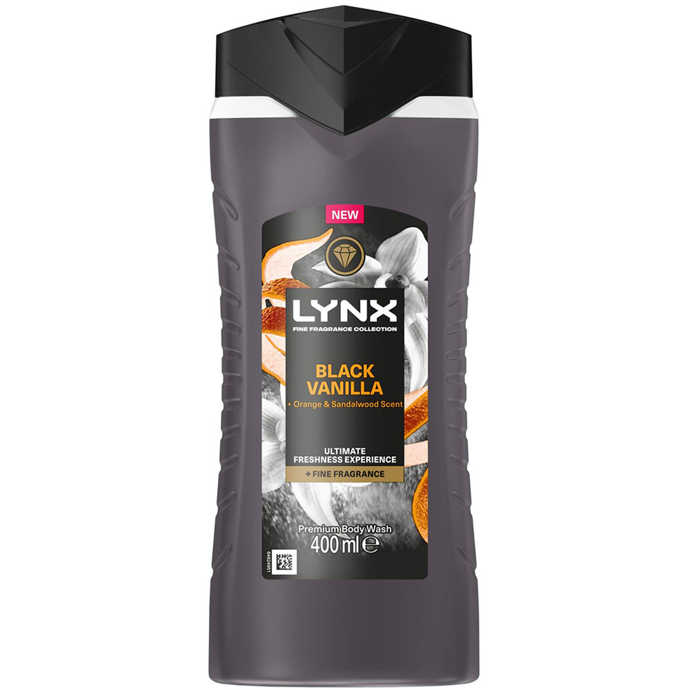Lynx Fine Fragrance Black Vanilla Men's Premium Body Wash Spray and Stick Bundle Image 2