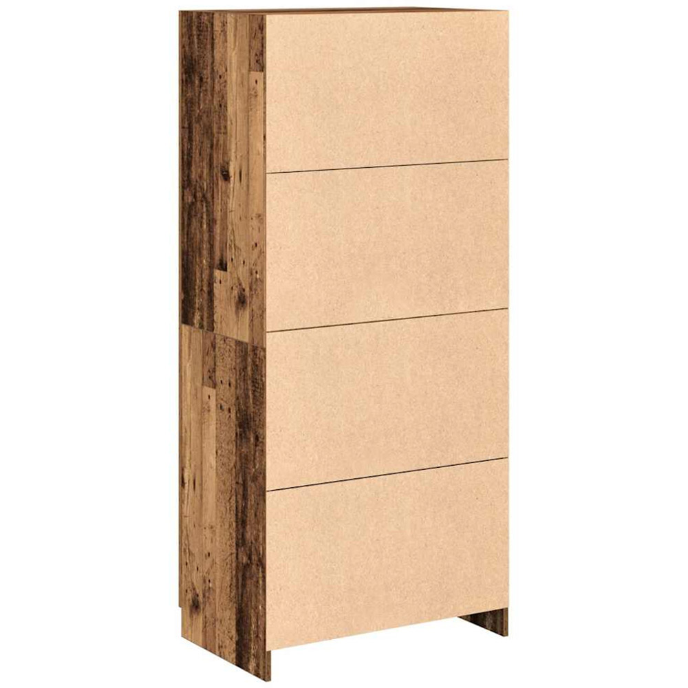 vidaXL 2 Door Old Wood Engineered Wood Wardrobe Image 5