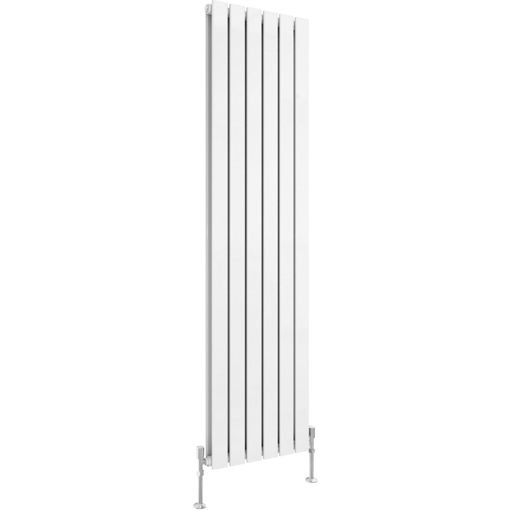Stech Homes 4362 BTU White Double Panel Vertical Flat Radiator 1600 x 408mm Image 1