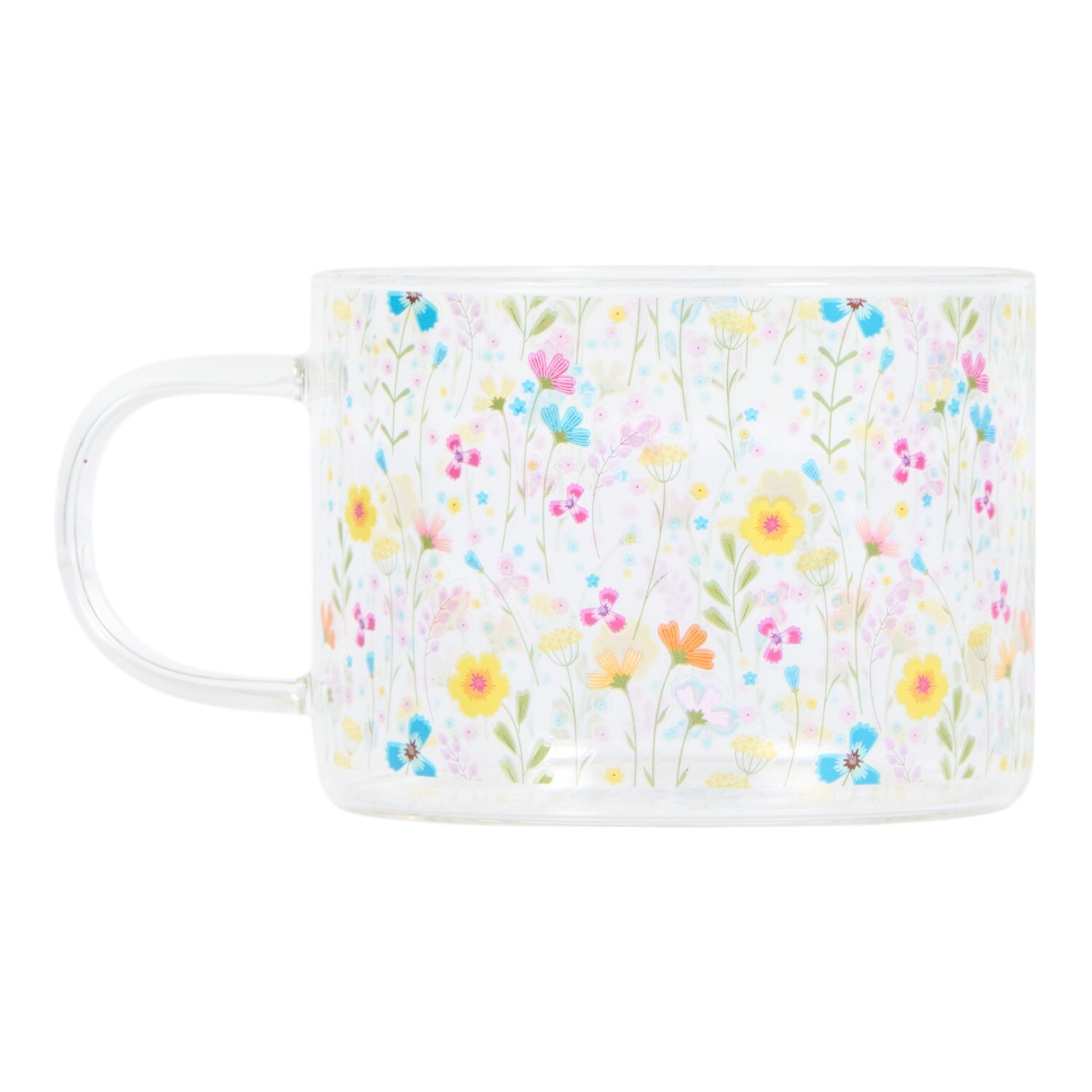 In Bloom Drinking Jar with Straw Multicolour Image 11