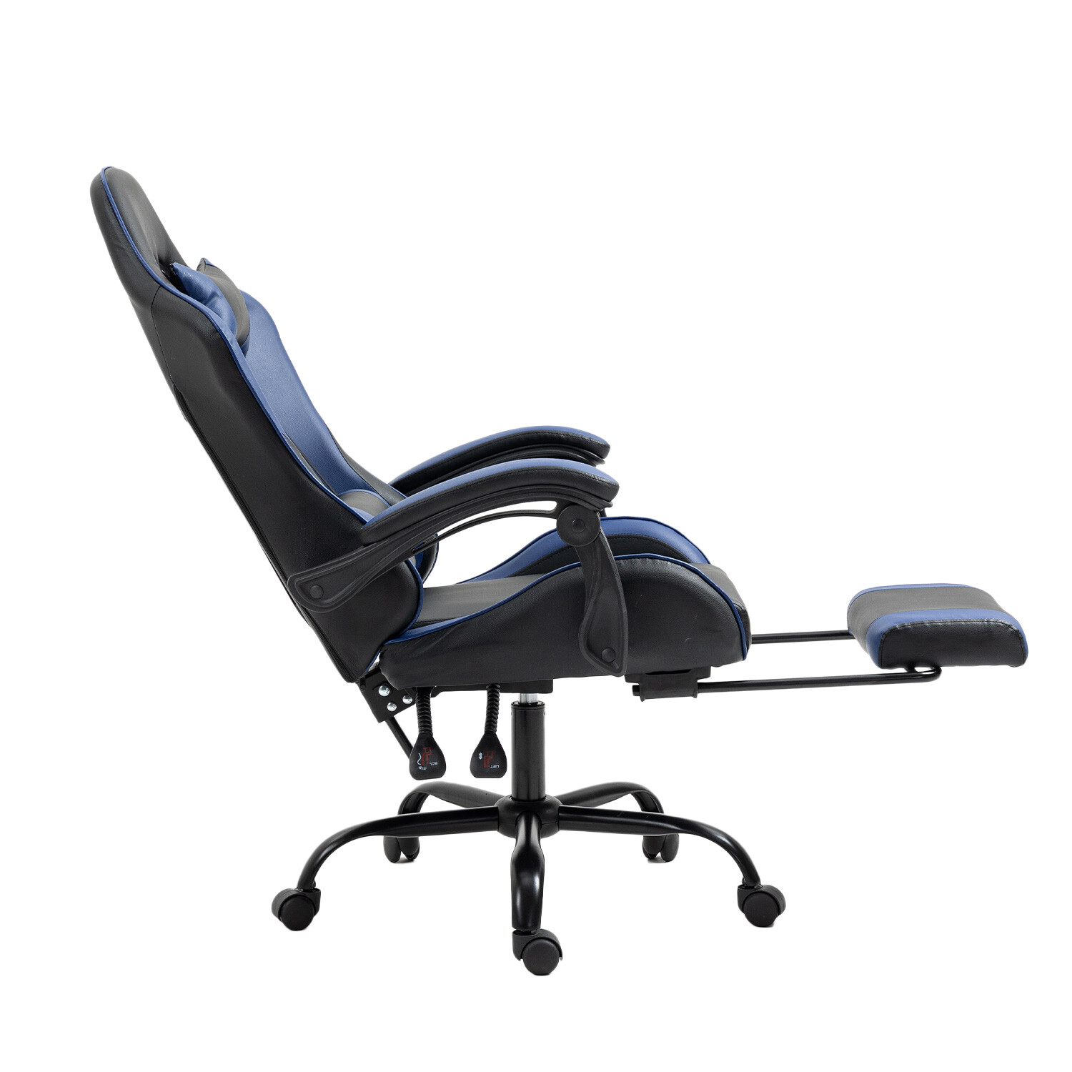 Galaxy Blue PU Swivel Gaming Chair Image 5