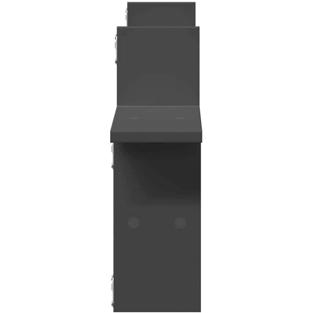 vidaXL 3 Shelf Wall Shelf Set of 2 Image 5