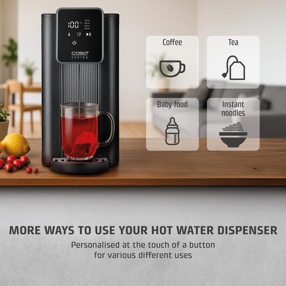 CASO Design HW616 Black Hot Water Dispenser 2.5L Image 3