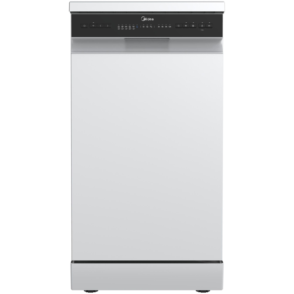 Midea MDWEF1034DWD White 10 Place Slim Freestanding Dishwasher Image 2