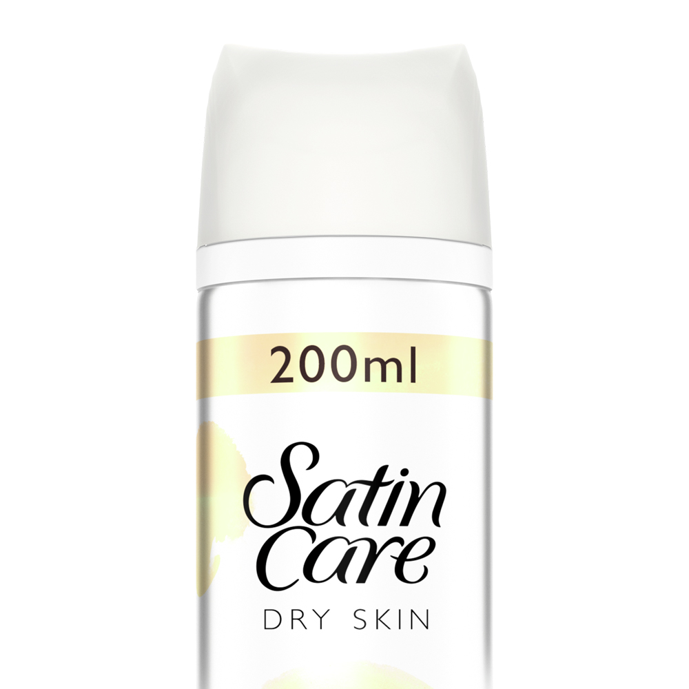 Gillette Satin Care with Dry Skin Vanilla Cashmere Olay Shaving Gel 200ml Image 2