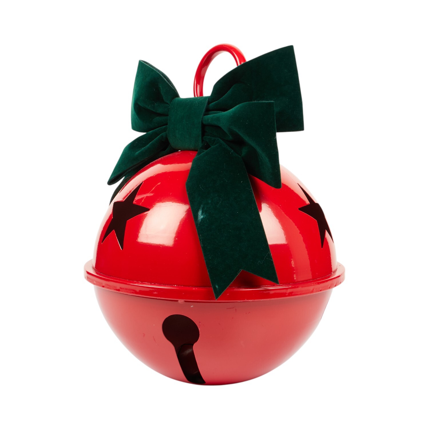 Velvet Bow Bell Wall Decoration Image 7