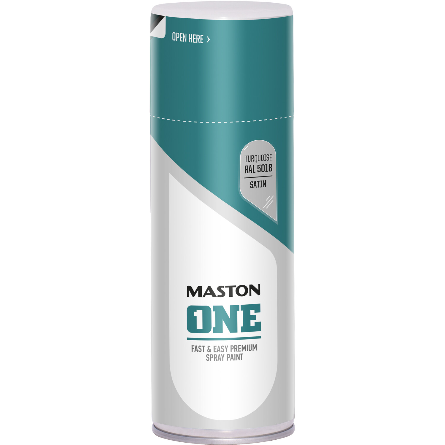 Maston One Satin Spray Paint Turquoise Image