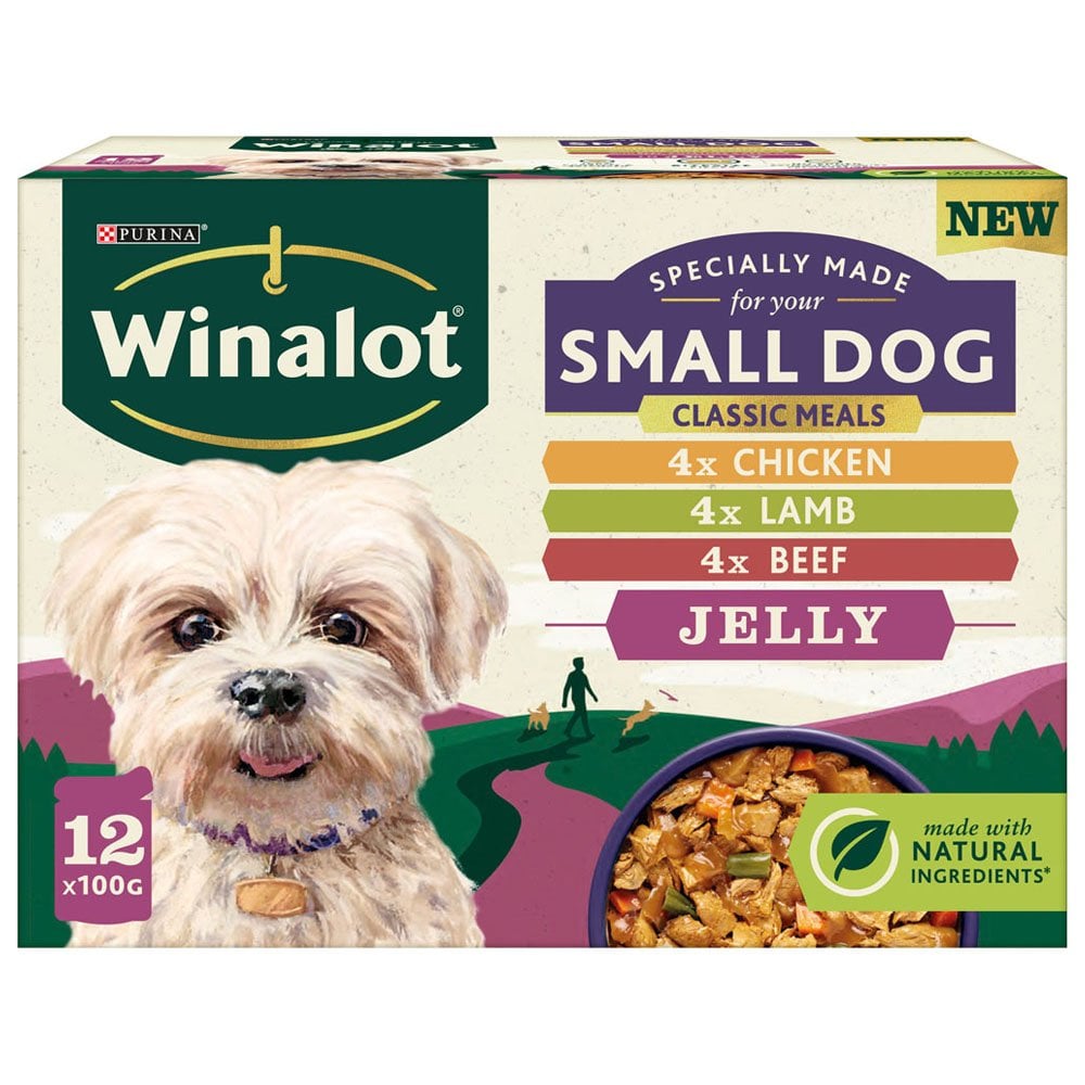 Purina Winalot Mixed in Jelly Small Dog Food Pouches 100g Case of 4 x 12 Pack Image 2