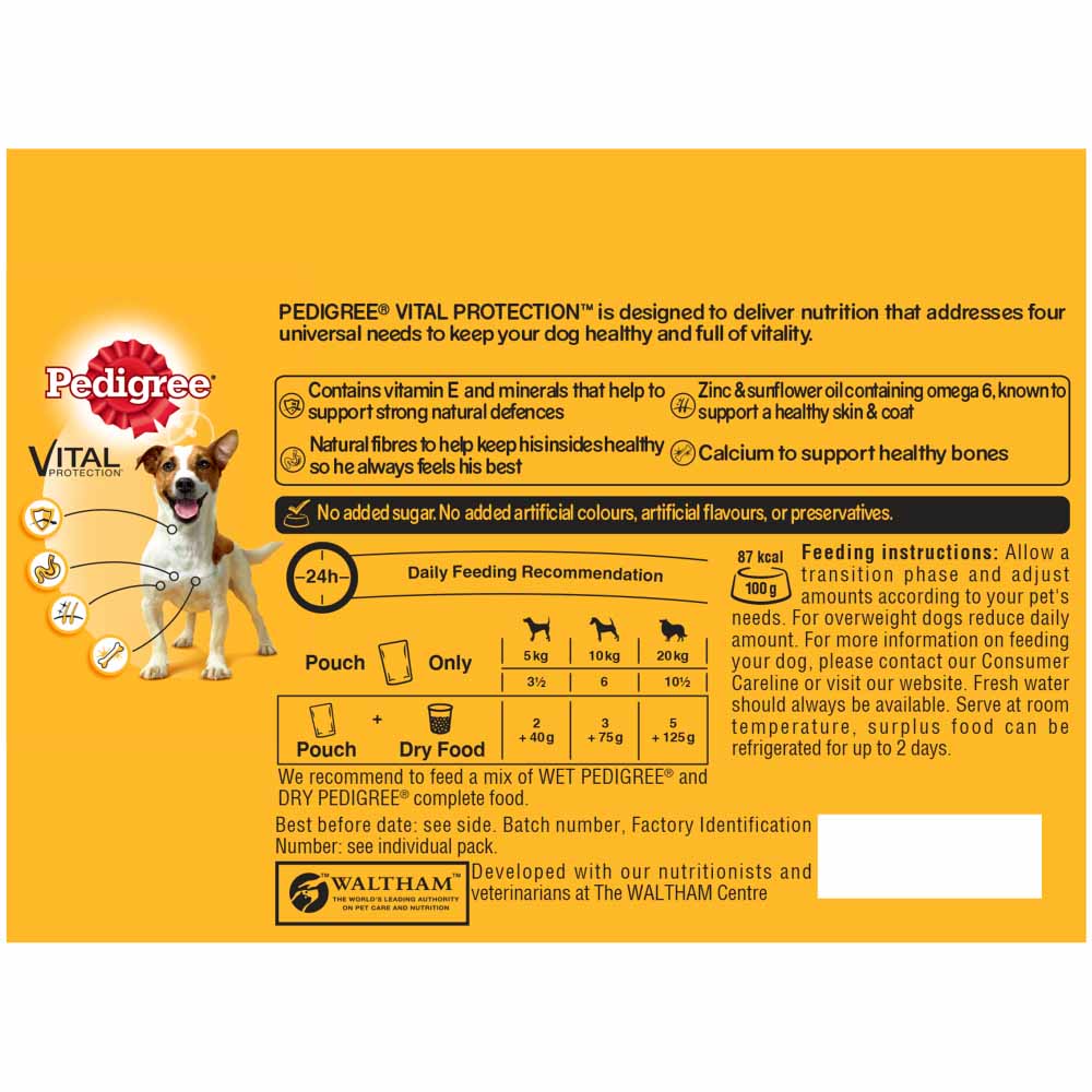 Pedigree Mixed Loaf Selection Dog Food Pouch 12x100g Image 5