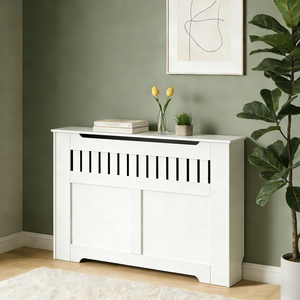 Sorrento Radiator Cover White Image 2