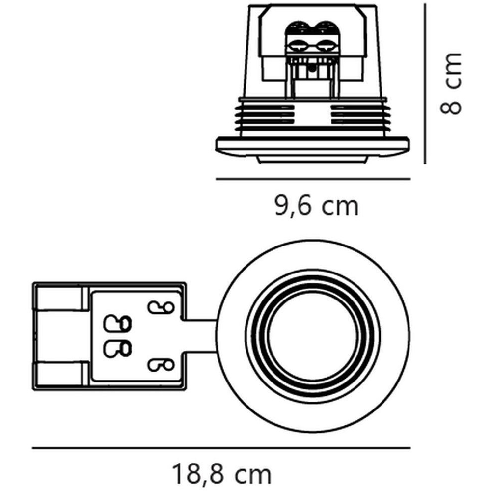 Nordlux Umberto Black Downlight Image 7