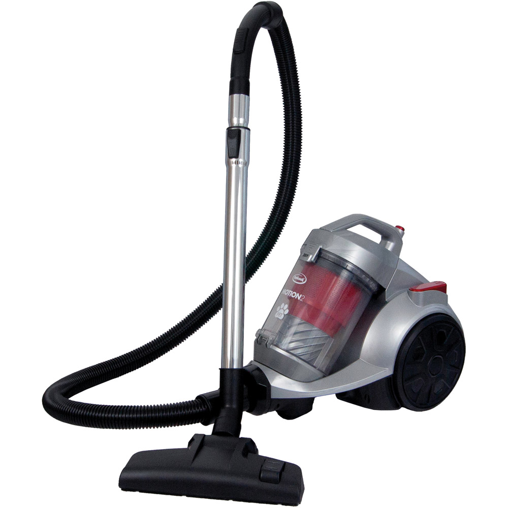 Ewbank Motion2 Pet 3L Silver and Red Bagless Vacuum Cleaner Image 1