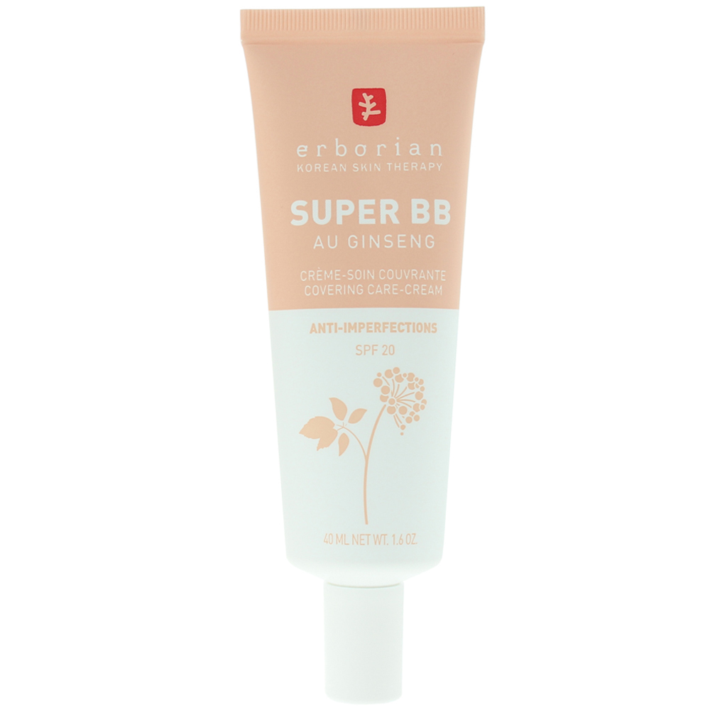Erborian Super BB AU Ginseng Anti Imperfections Clair Covering Cream SPF20 40ml Image 1