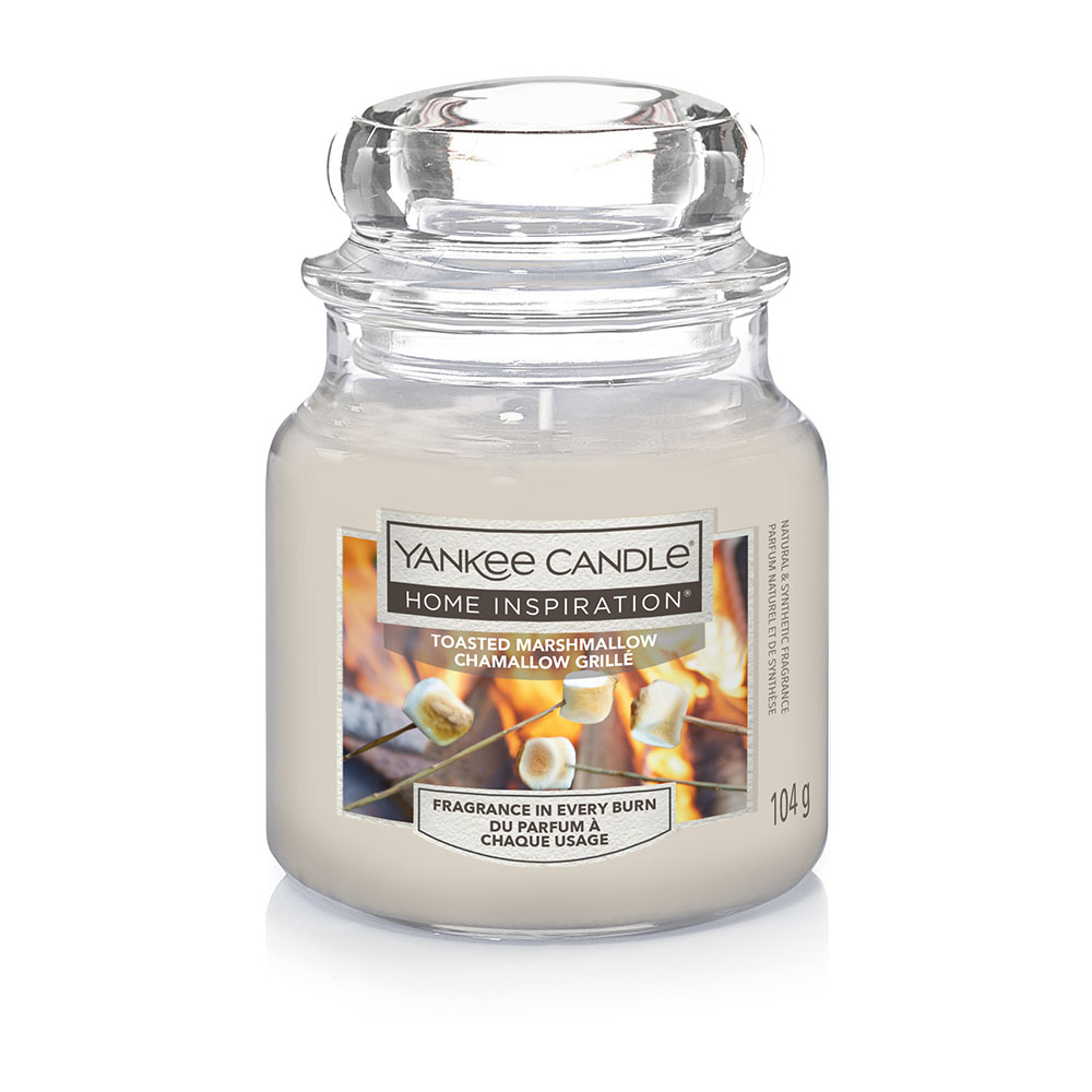 Yankee Small Toasted Marshmallow Scented Candle Jar Image 1
