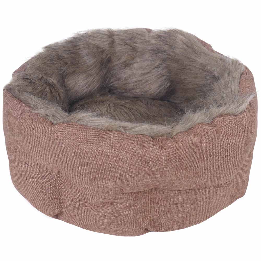 Single Snuggle Small Pet Bed 38cm in Assorted styles Image 3