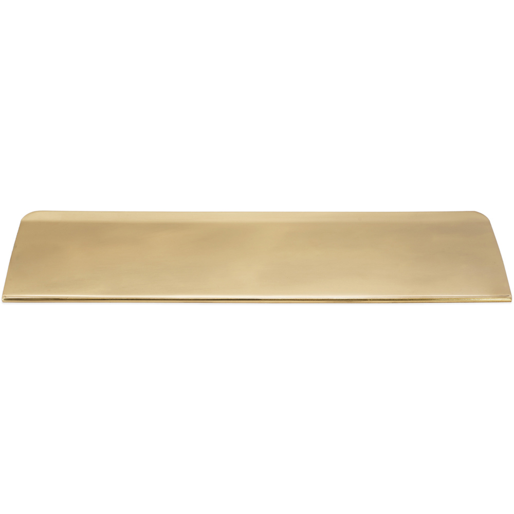 Spira Brass Polished Brass Large Letter Tidy Flap 300 x 87mm Image 4