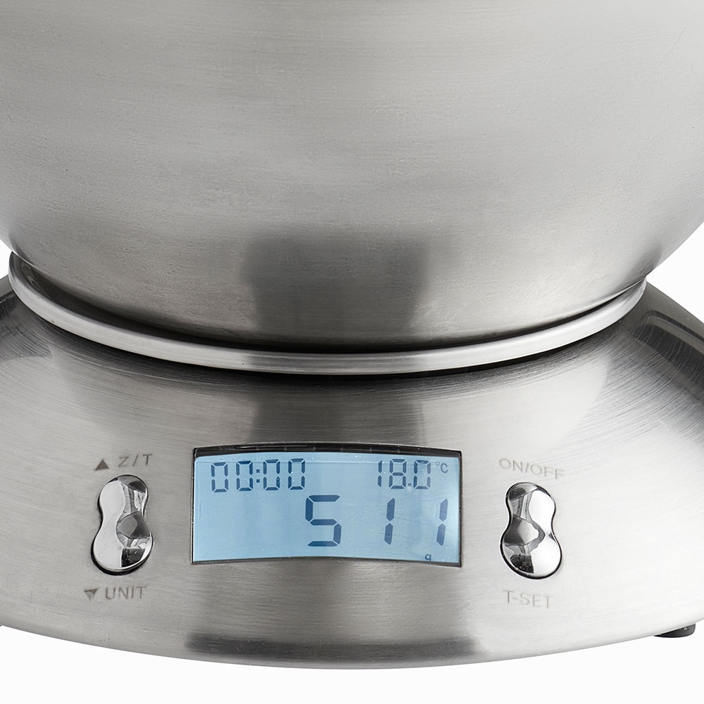 Wilko Stainless Steel Electronic Kitchen Scales Image 2