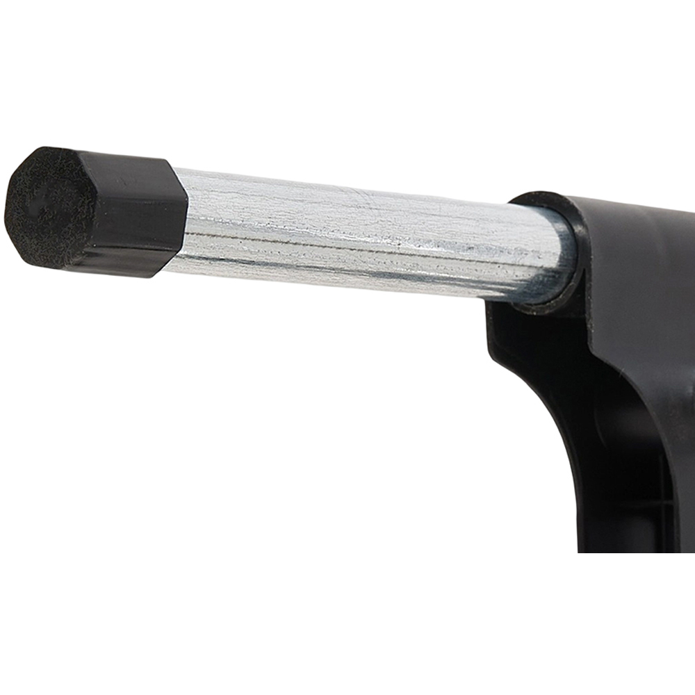 H&O Direct 10 Shelf Silver Metal Shoe Rack Image 5