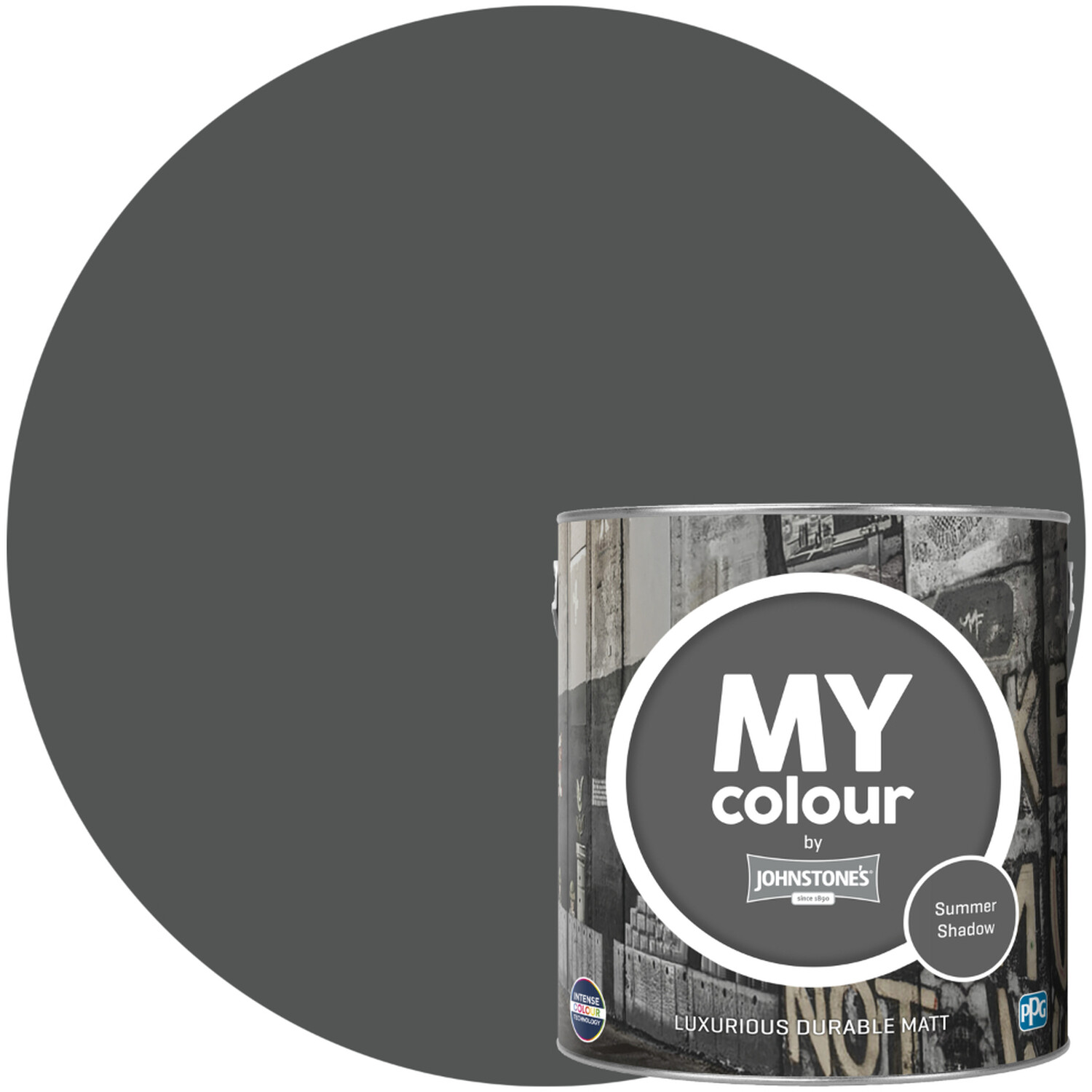 Johnstone's MY Colour Luxurious Durable Matt Paint Summer Shadow Image 1