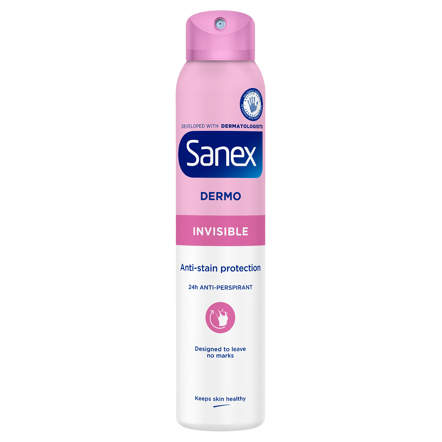 Sanex Dermo Invisible Anti-Perspirant 200ml - White Image