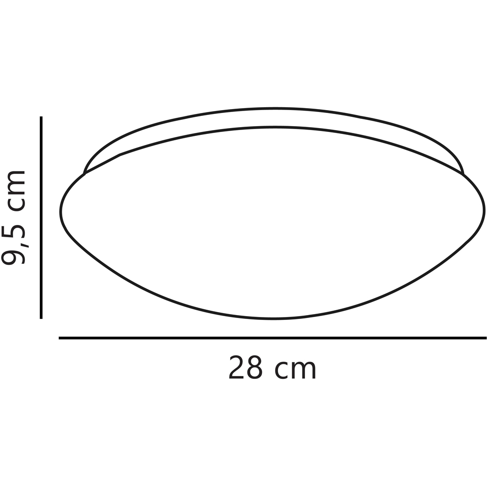 Nordlux Ask 28 White Ceiling Light Image 3
