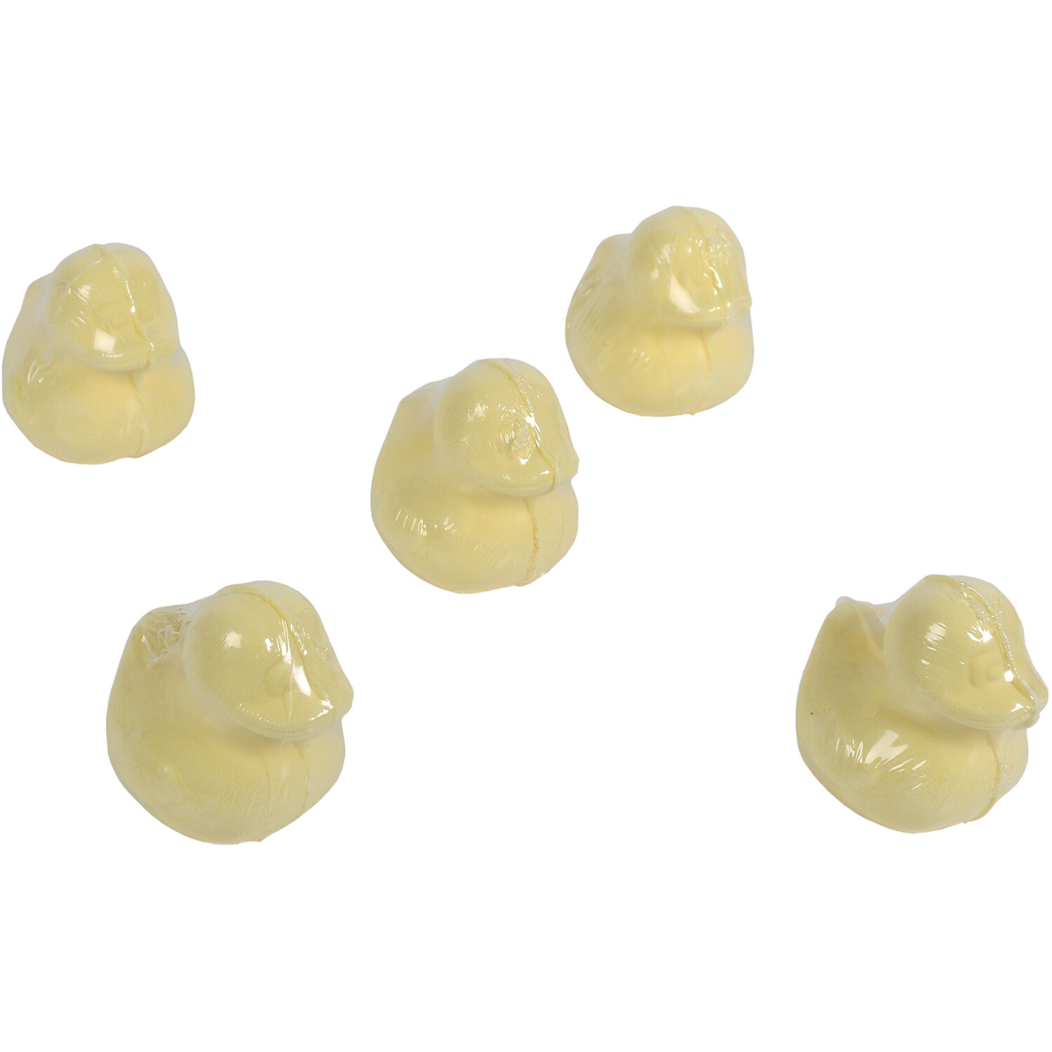 Pack of 5 Marshmallow Fluff Scented Bath Fizzers - Yellow Image 2