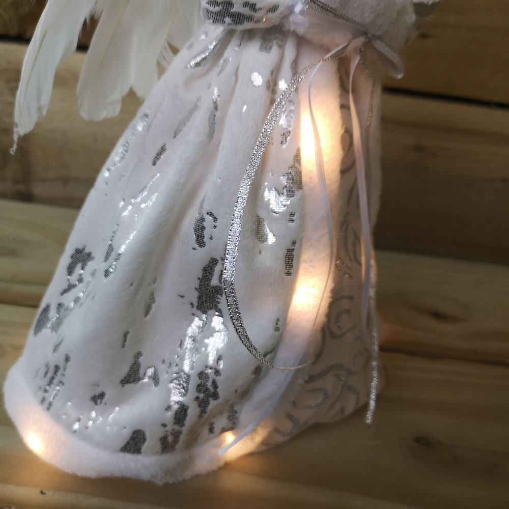 Premier Warm White LED Angel Christmas Tree Topper 30cm Image 3