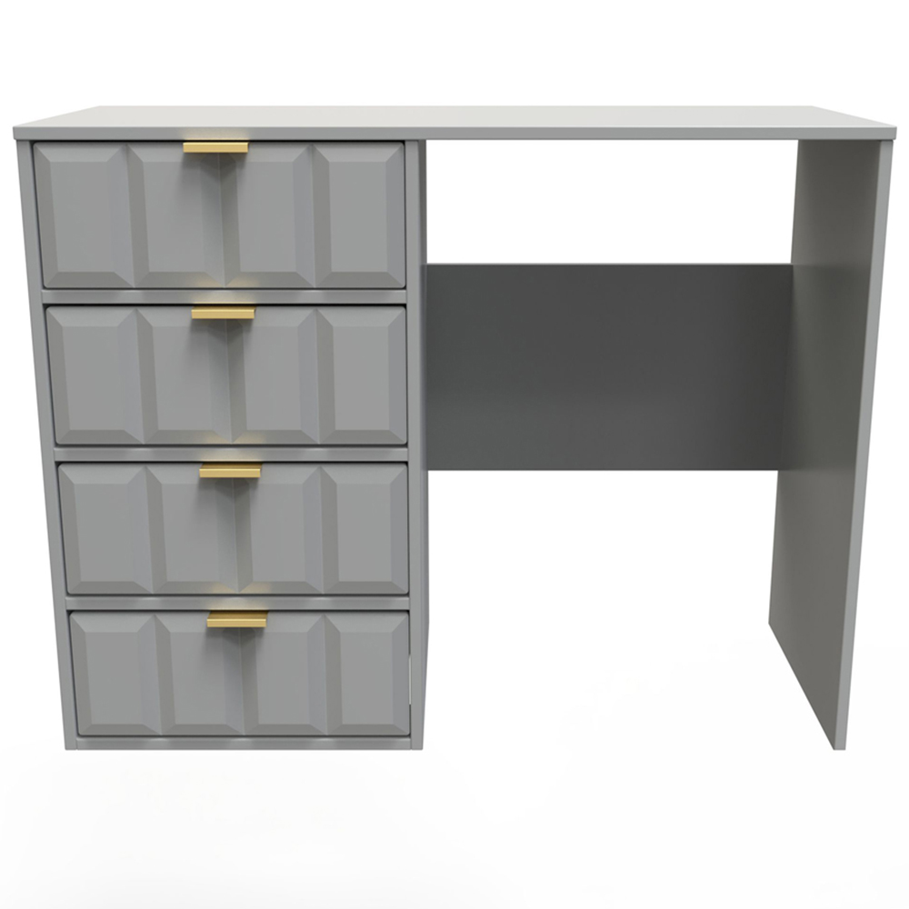 Crowndale Cube 4 Drawer Dusk Grey Dressing Table Ready Assembled Image 3