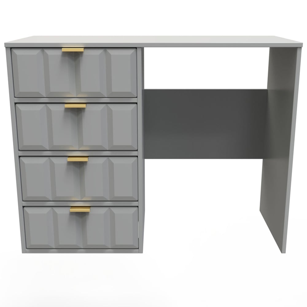 Crowndale Cube 4 Drawer Dusk Grey Dressing Table Image 3