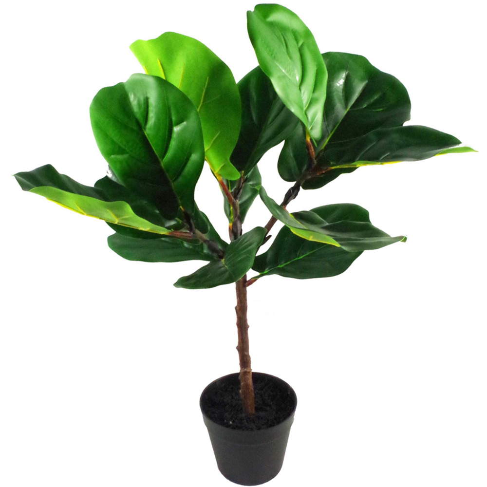 Leaf Fiddle Fig Artificial Tree Pot 2ft Image 2