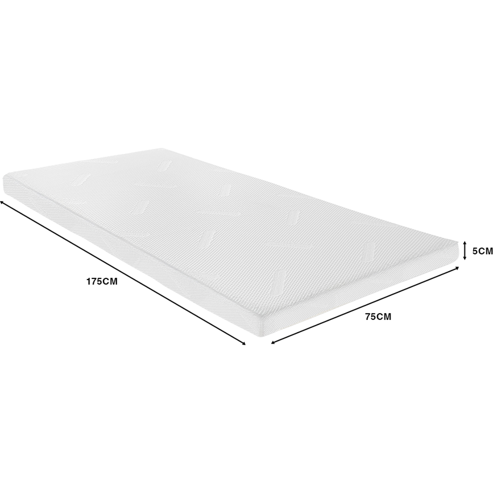 Starlight Beds Shorty Memory Foam Warmer Mattress Topper 2 inch Image 5
