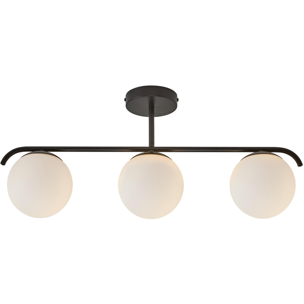 Nordlux Grant 3-Spot Black Ceiling Light Image 2