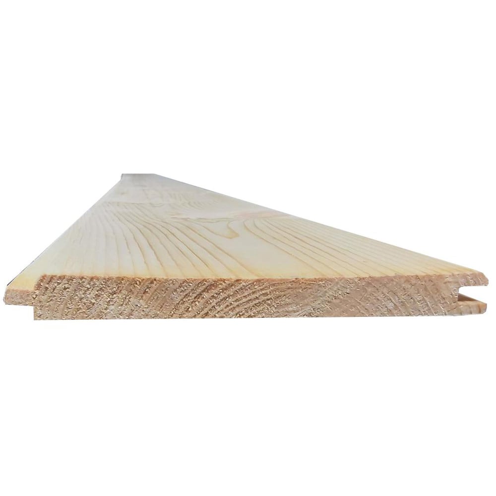 Snowdon Timber Tongue and Groove Untreated Matchboard Cladding 1.8m x 120 x 12mm 10 Pack Image 2