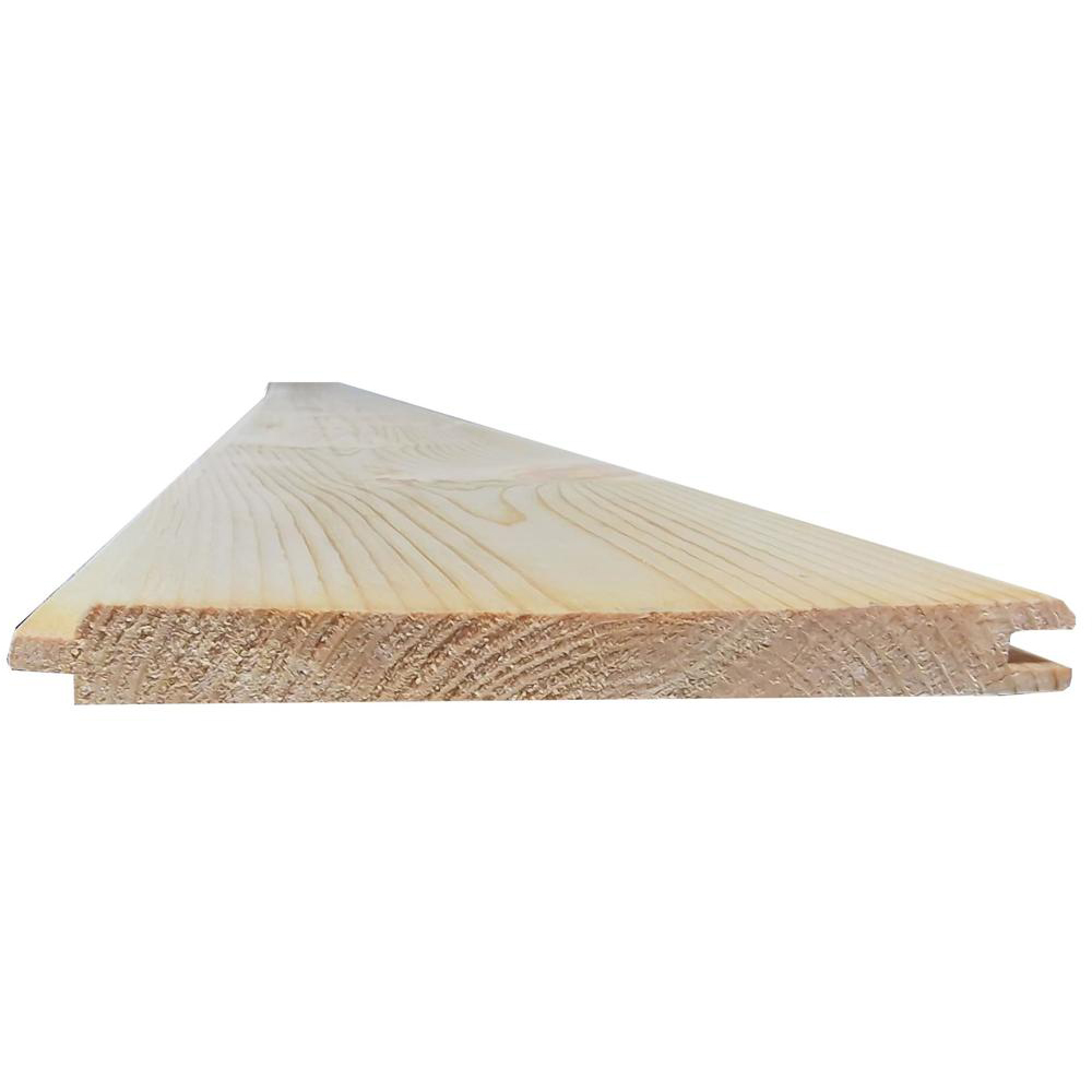 Snowdon Timber Tongue and Groove Untreated Matchboard Cladding 1.8m x 120 x 12mm 5 Pack Image 2