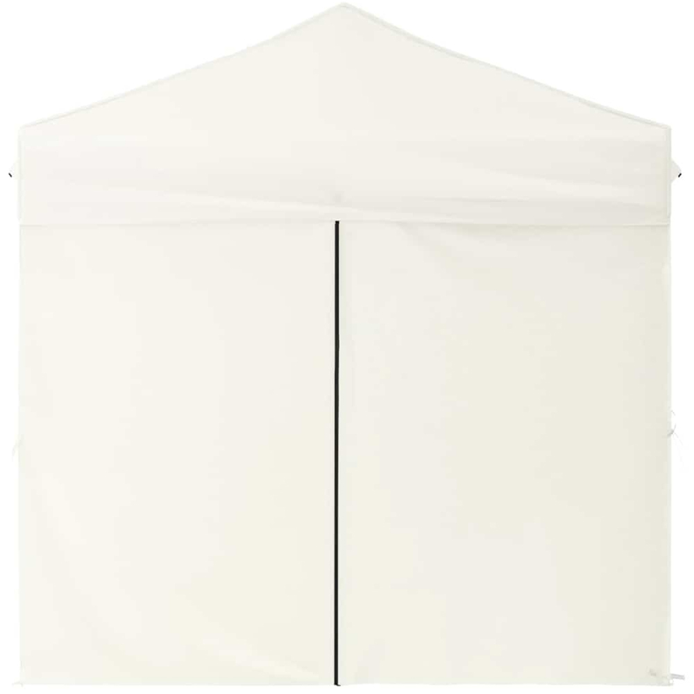vidaXL 2 x 2m Cream Foldable Party Tent with Sidewalls Image 4