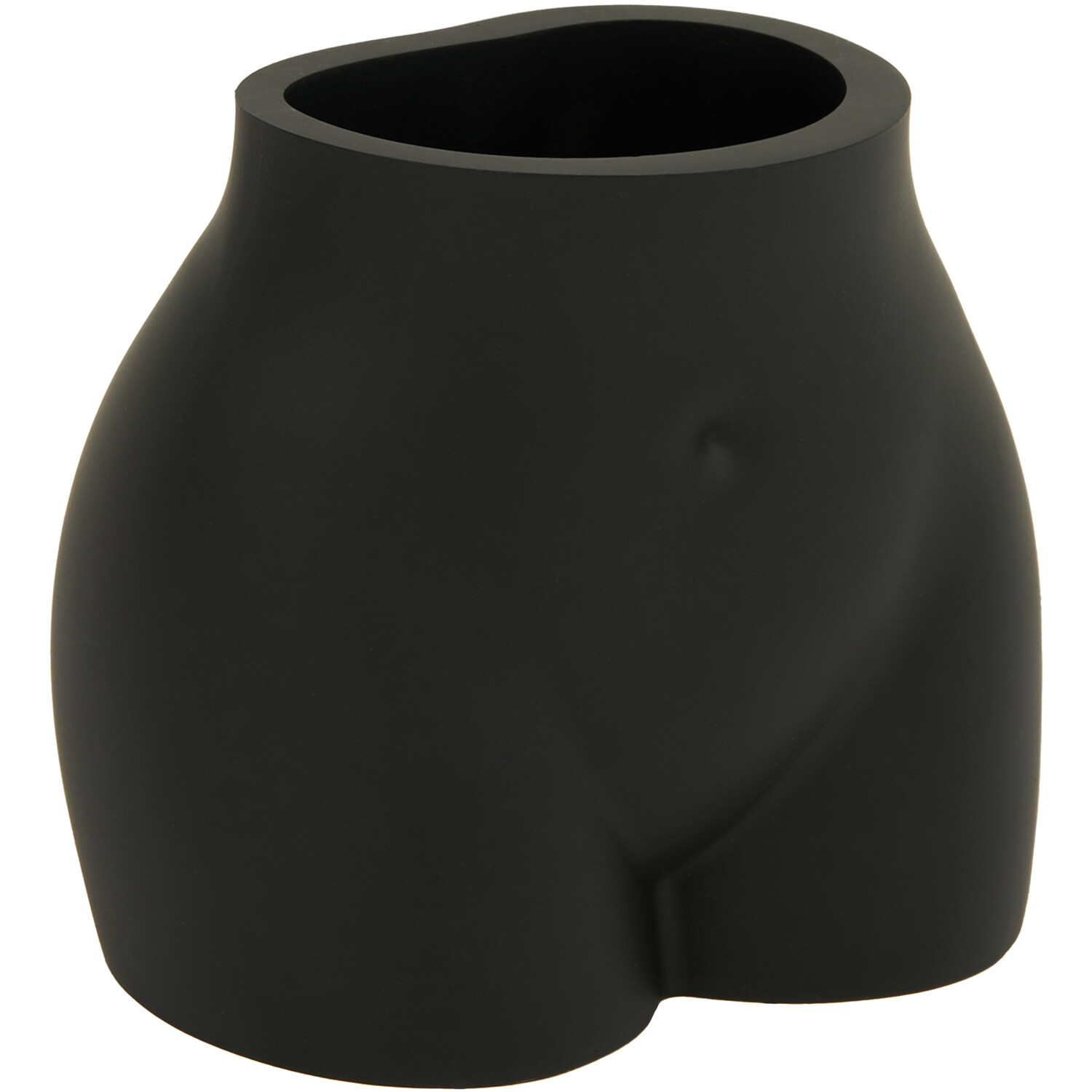 Matte Black Silhouette Toothbrush Holder - Black Image 2