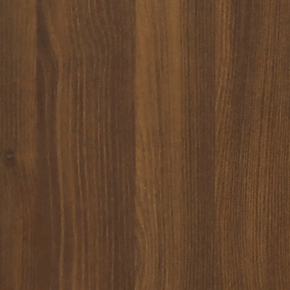 vidaXL 2 Door 2 Open Shelf Brown Oak TV Cabinet Image 7