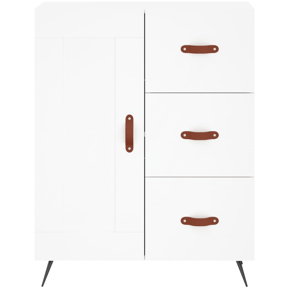 vidaXL 3 Door 3 Drawer White Highboard Image 8