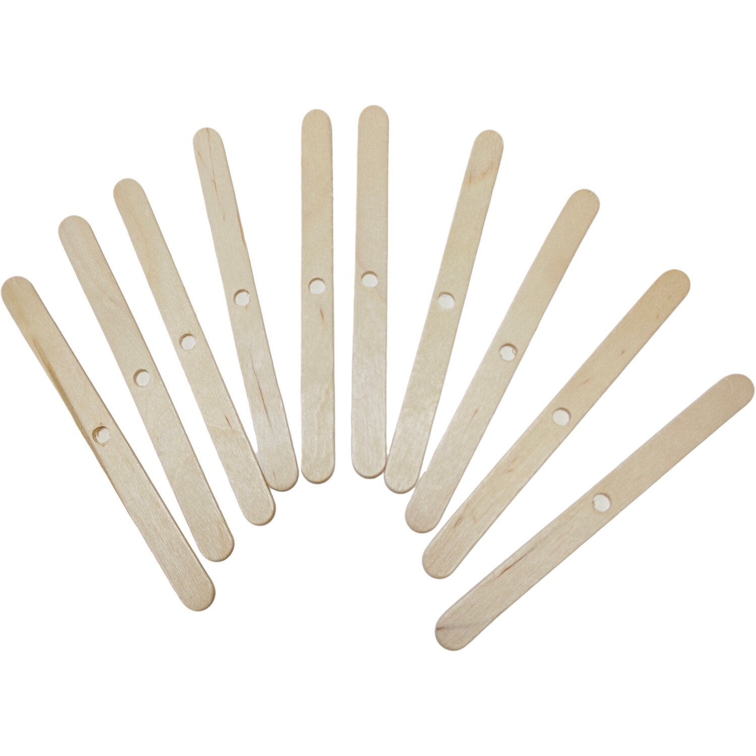 Pack of 10 Wick Holders Natural Image