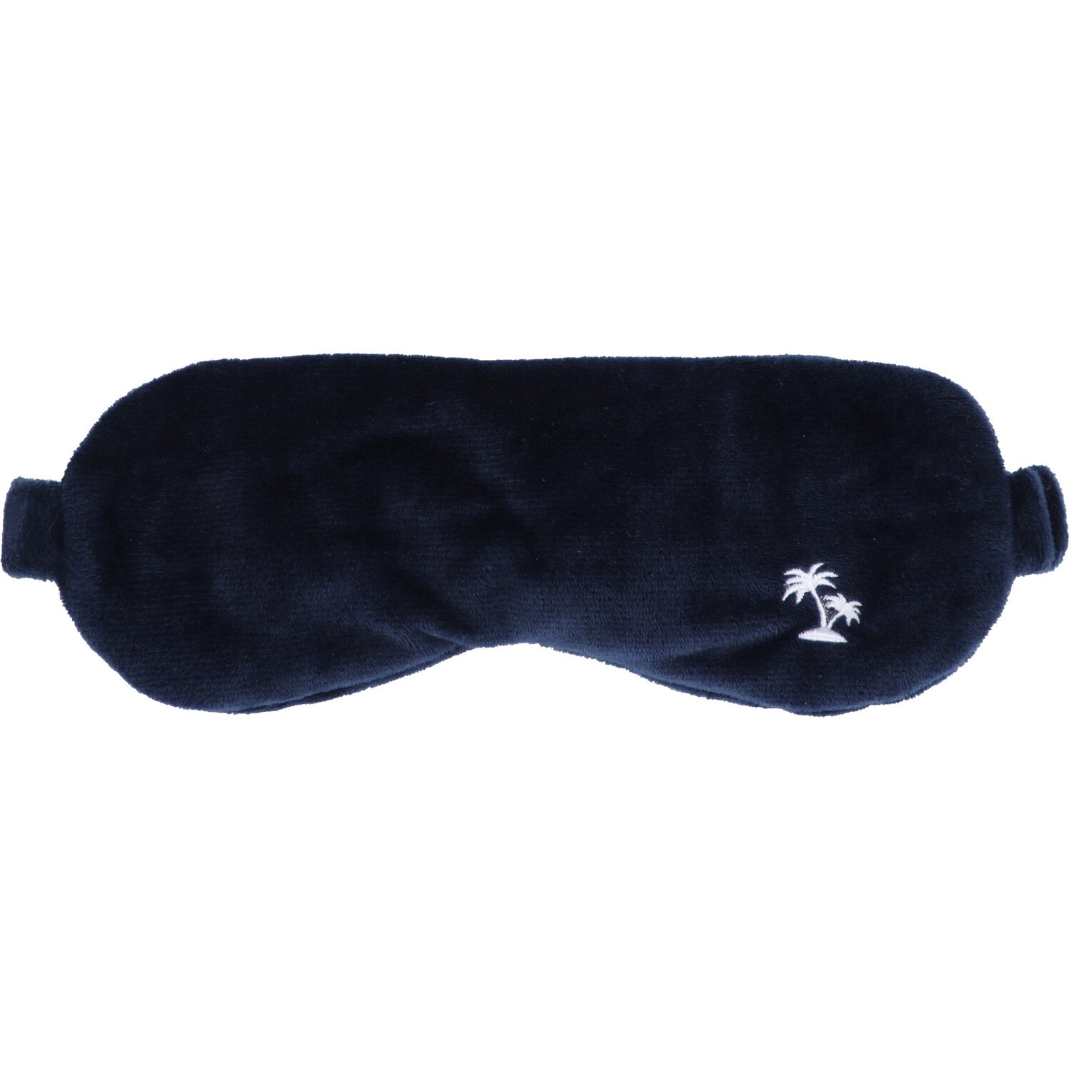 Navy Palm Tree Eye Mask - Navy Image