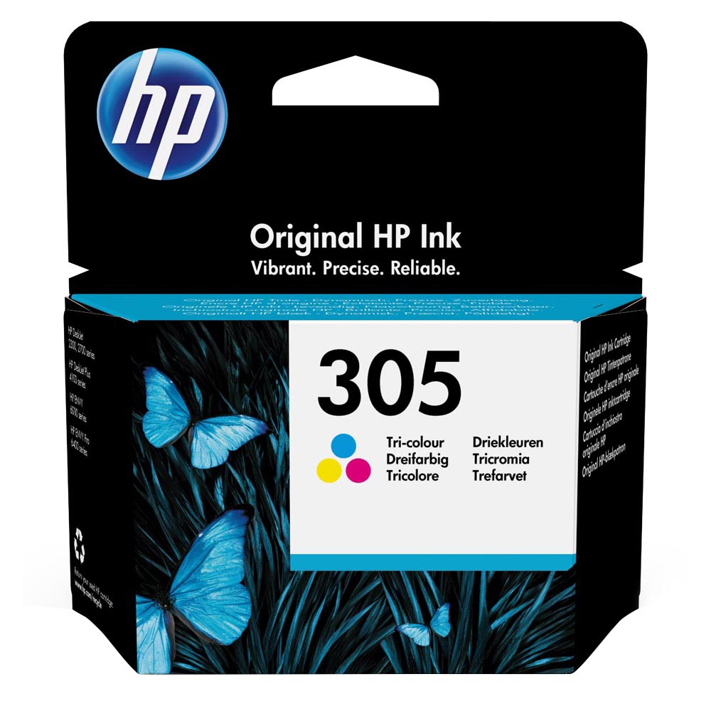 HP 305 Tri-Colour Inkjet Cartridge Image 1