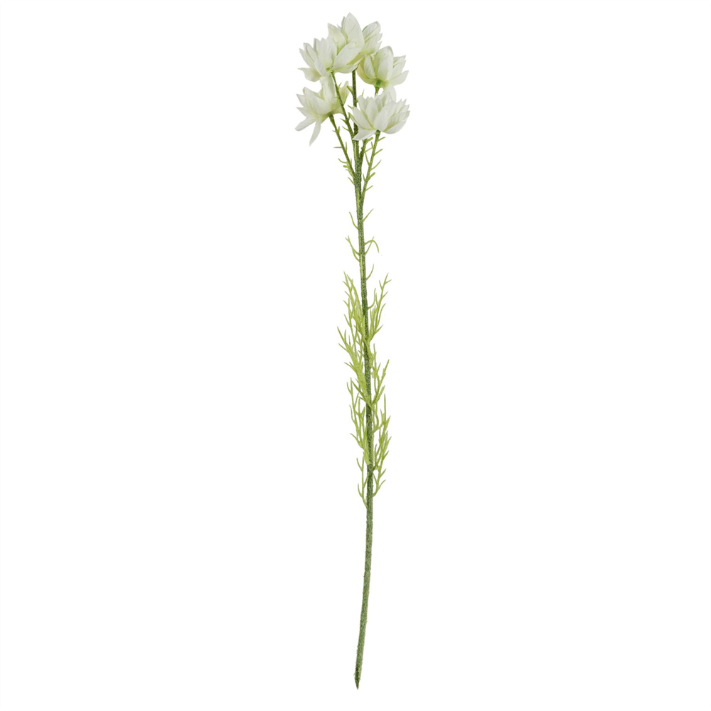 Leaf Dark Pink and White Delphinium and Starflower Artificial Flower Bundle with Vase 70cm 10 Pack Image 3