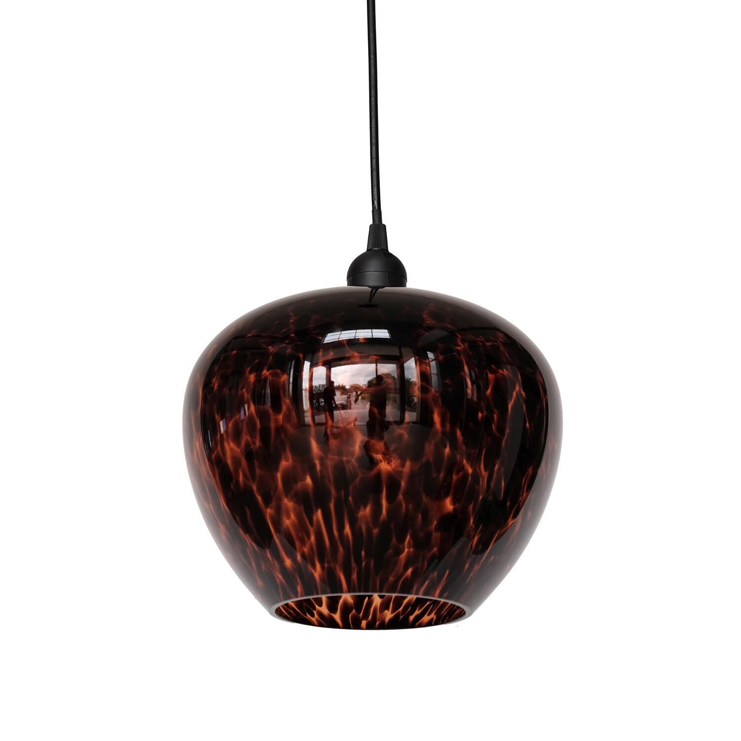 Jaelyn Black and Rust Pendant Shade Image 1
