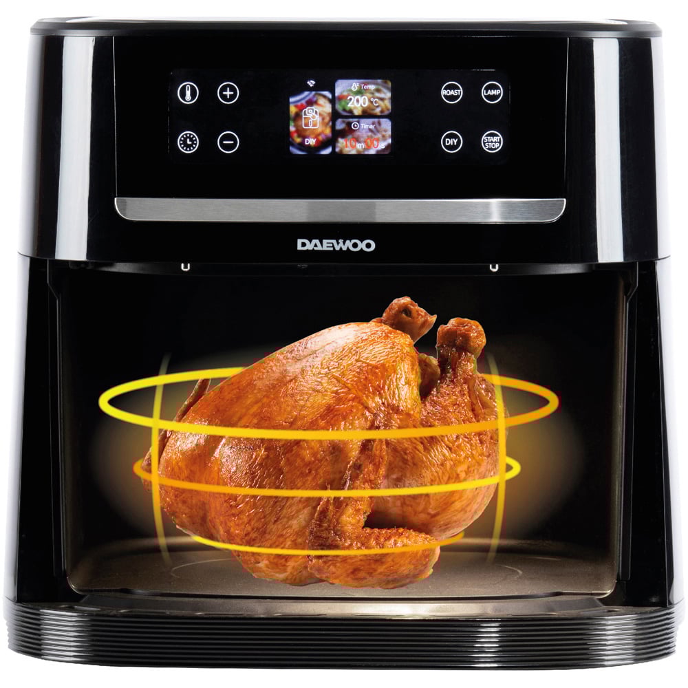 Daewoo SDA2620GE Black 8L Air Fryer Image 5