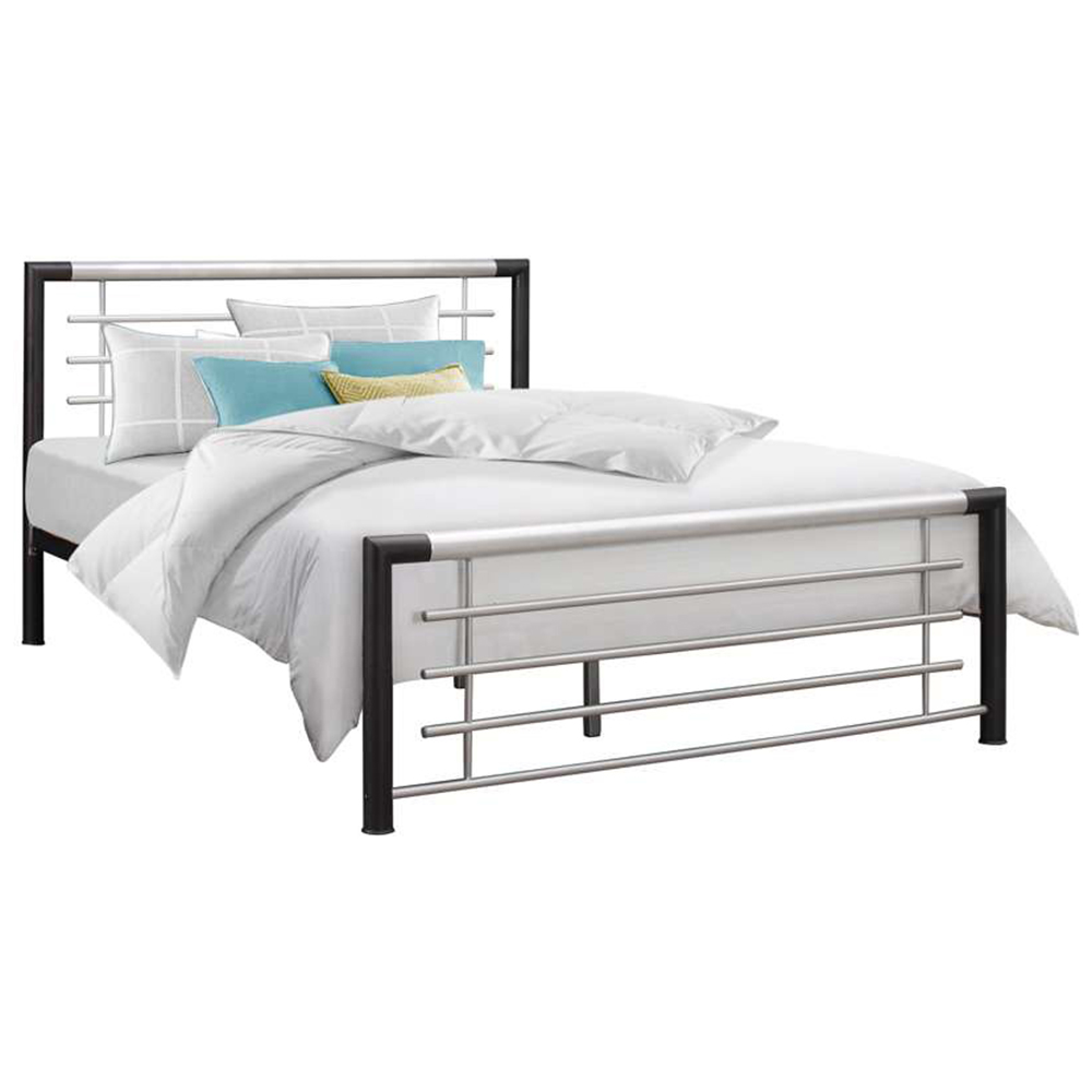 Faro Small Double Black Bed Frame Image 2