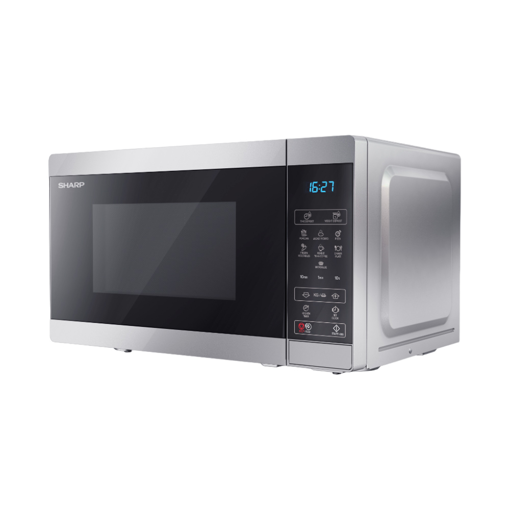 Sharp Silver 20L Solo Electronic Control Microwave 800W Image 4
