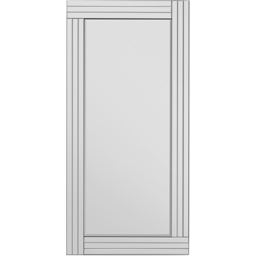 Oakley Triple Edge Bevelled All Glass Full Length Mirror 174 x 85cm Image 1
