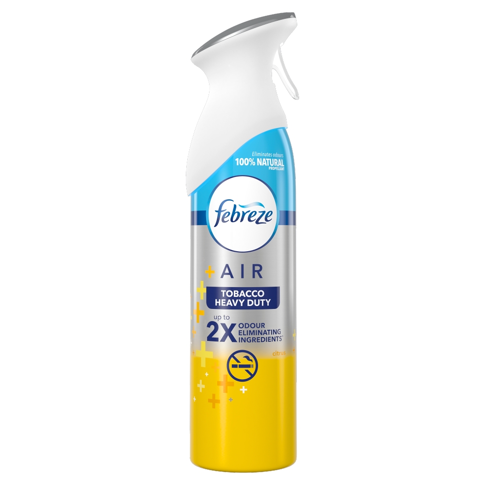 Febreze Heavy Duty Aerosol Tobacco 300ml Wilko
