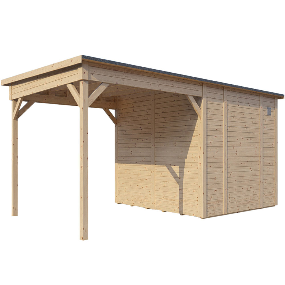 Rowlinson 16 x 9ft Natural Pentus 2 Summerhouse with Extension Image 8