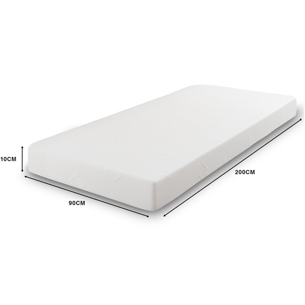 The Foam People Westwood European Single Dual Layer Memory and Firm Foam Mattress 4 inch Image 5